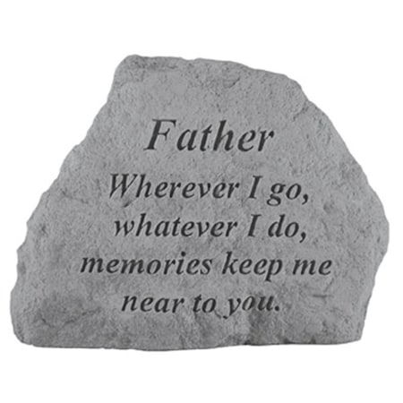 Kay Berry - Inc. Father Wherever I Go-Whatever I Do - Memorial - 6.5 Inches x 4.75 Inches KA313363